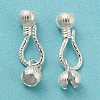 925 Sterling Silver S-Hook Clasps STER-Z004-03-2