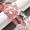 Cherry Quartz Glass Beads Strands G-P561-B09-01-2