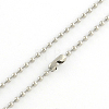 Tarnish Resistant 304 Stainless Steel Ball Chain Necklace Making LS-NJEW-R225-06-2
