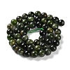 Natural Green Diopside Beads Strands G-NH0031-01B-3