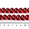 Transparent Electroplate Glass Beads Strands X-EGLA-N012-06A-4