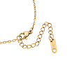 304 Stainless Steel Pendant Necklaces NJEW-T018-51G-2
