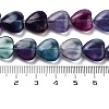 Natural Colorful Fluorite Beads Strands G-H051-A01-01-5