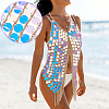 1Pc Flat Round Acrylic Sequin Body Chains AJEW-GA0010-40-3
