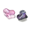 Baking Paint Transparent Glass Beads GL-CBAB158-02-2