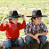 3Pcs 3 Style Imitation Leather Southwestern Cowboy Hat Belt FIND-FH0006-60-7