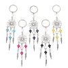 Alloy & Synthetic Turquoise Keychains KEYC-JKC01458-2