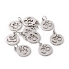 Non-Tarnish 304 Stainless Steel Charms LS-STAS-Q201-T446S-1