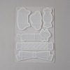 DIY Cloud & Cat & Candy & Bowknot Shape Hair Clip Ornament Silicone Molds DIY-TAC0009-07-2