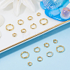 Beebeecraft 80Pcs 4 Styles Brass Split Rings KK-BBC0014-06-4