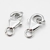 Sterling Silver Lobster Claw Clasps X-STER-O015-D-04-1