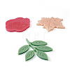 Fashewelry 8Pcs 8 Styles Flower & Leaf DIY Cup Mat Silicone Molds DIY-FW0001-25-12
