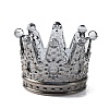 Embossed Glass Candle Holder AJEW-WH0041-83B-1