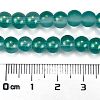 Frosted Transparent Glass Bead Strands LS-GLAA-P065-6mm-08-3