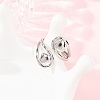 Brass Cuff Open Rings RJEW-D342-01P-1