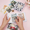 2 Books 2 Colors 3 Inch PVC Mini Love Heart Hollow Photocard Holder Book AJEW-CP0005-84-3