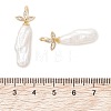 Baroque Natural Nucleated Keshi Pearl Pendants PALLOY-JF05192-4