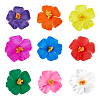9Pcs 9 Colors Flower EVA Alligator Hair Accessories PHAR-PH0001-25-1