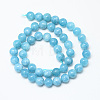 Natural Blue Quartz Beads Strands G-R345-12mm-29-1-2