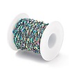 Rainbow Color 304 Stainless Steel Link Chains STAS-P219-70M-3