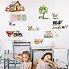 Translucent PVC Self Adhesive Wall Stickers STIC-WH0015-157-4