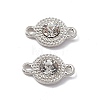 Alloy Crystal Rhinestone Connector Charms FIND-A024-17P-2