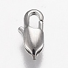 316 Surgical Stainless Steel Lobster Claw Clasps X-STAS-Z013-01C-2
