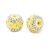 Bling Resin Rhinestone Flower Beads LS-OACR-D310-01P-B-1