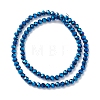 Electroplate Glass Beads Strands X-EGLA-K015-09A-2