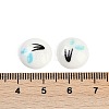 Flat Round Cartoon Resin Cabochons CRES-Q009-01H-2