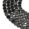Natural Black Onyx(Dyed & Heated) Beads Strands G-M403-A56-02-4