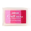 Plastic Craft Finger Ink Pad Stamps AJEW-H155-20A-1
