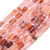 Natural Hematoid Quartz/Ferruginous Quartz  Beads Strands G-H352-A01-04-2