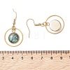Paua Shell Dangle Earrings EJEW-JE06981-4