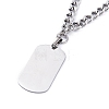 304 Stainless Steel Double Layer Necklaces NJEW-M181-03P-2