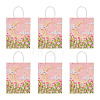 6Pcs Flower Printed Paper Gift Bags ABAG-TADJ0001-08A-3