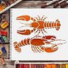 Large Plastic Reusable Drawing Painting Stencils Templates DIY-WH0202-209-6