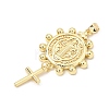 Brass Big Pendants KK-CBA459D-02G-03-2