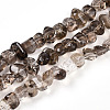 Natural Smoky Quartz Beads Strands G-B072-C01-01-01-1