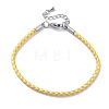 Polyester Cord Braided Bracelet Makings MAK-Z003-01P-18-1