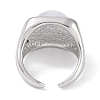 304 Stainless Steel Wide Open Cuff Rings for Women RJEW-C099-02P-3