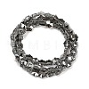Electroplate Glass Beads Strands EGLA-B011-01A-PL02-2