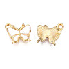 Light Gold Plated Alloy Charms ENAM-T009-03F-1