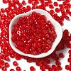 Transparent Colours Glass Seed Beads SEED-E001-T3x6mm-02-2