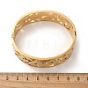 Ion Plating(IP) 304 Stainless Steel Hinged Bangles with Polymer Clay Rhinestones for Women BJEW-Z080-04G-5