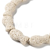 Fish Dyed Natural Lava Rock Beads Strands G-O126-01A-13-3