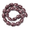 Handmade Porcelain Beads Strands LAMP-G140-02K-2