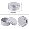 Round Aluminium Tin Cans CON-BC0004-82-2
