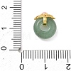 Natural Green Aventurine European Beads GG-D002-02B-01G-3