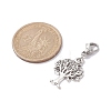 6Pcs Tree of Life Alloy Pendants Decorations HJEW-JM01406-3